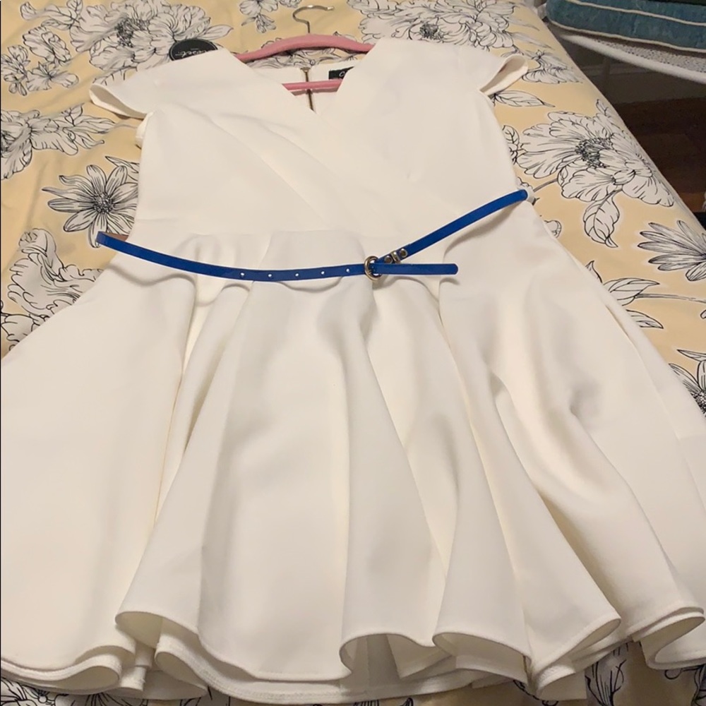 NWT White closet dress size 10